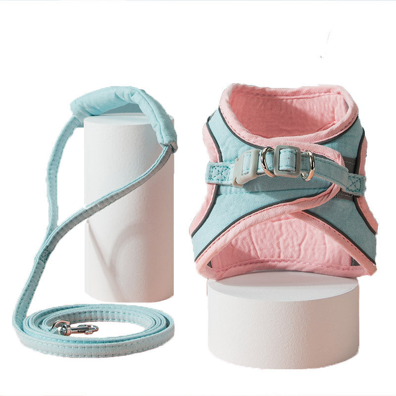 Vest-Style Pet Harness with Leash
