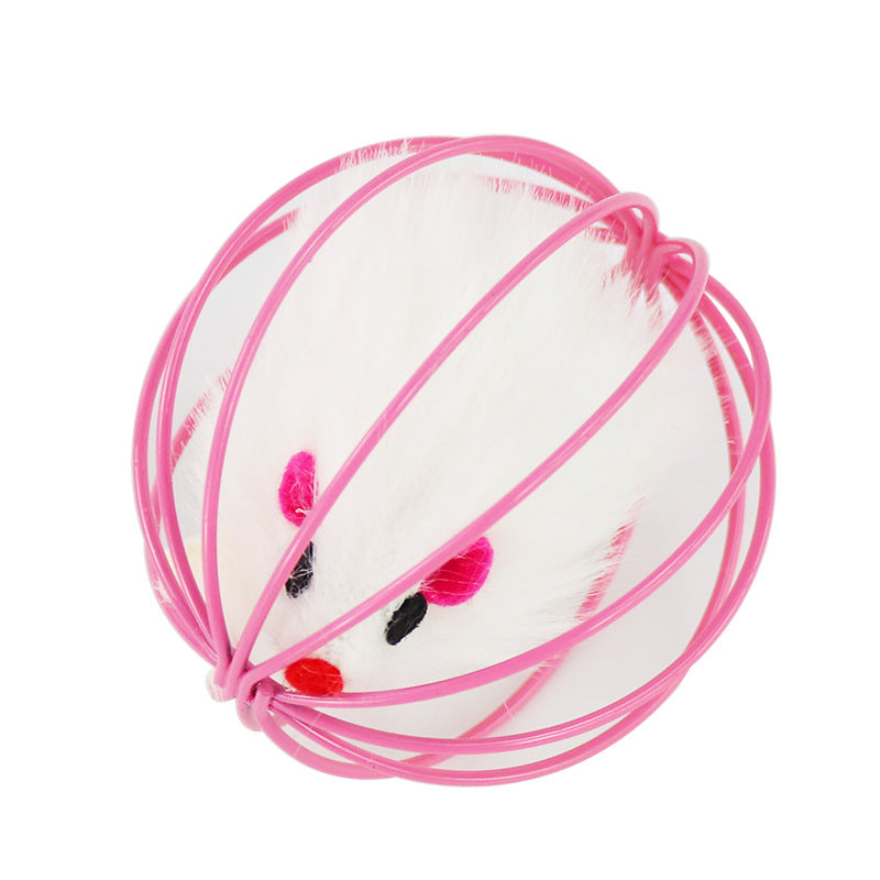 Mouse & Rattle Ball Cat Toy