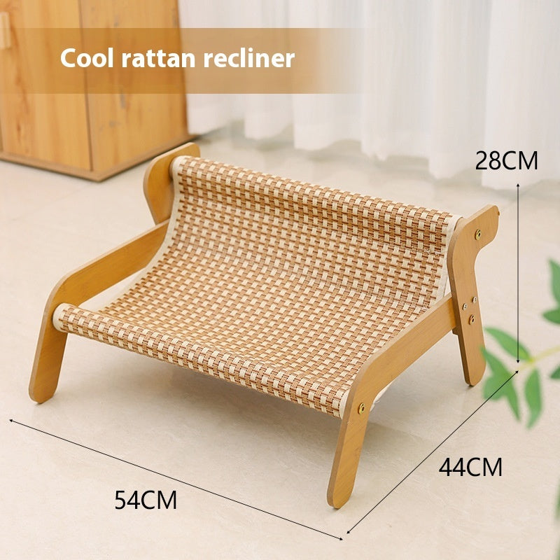 2-in-1 Linen Cat Scratch Lounger