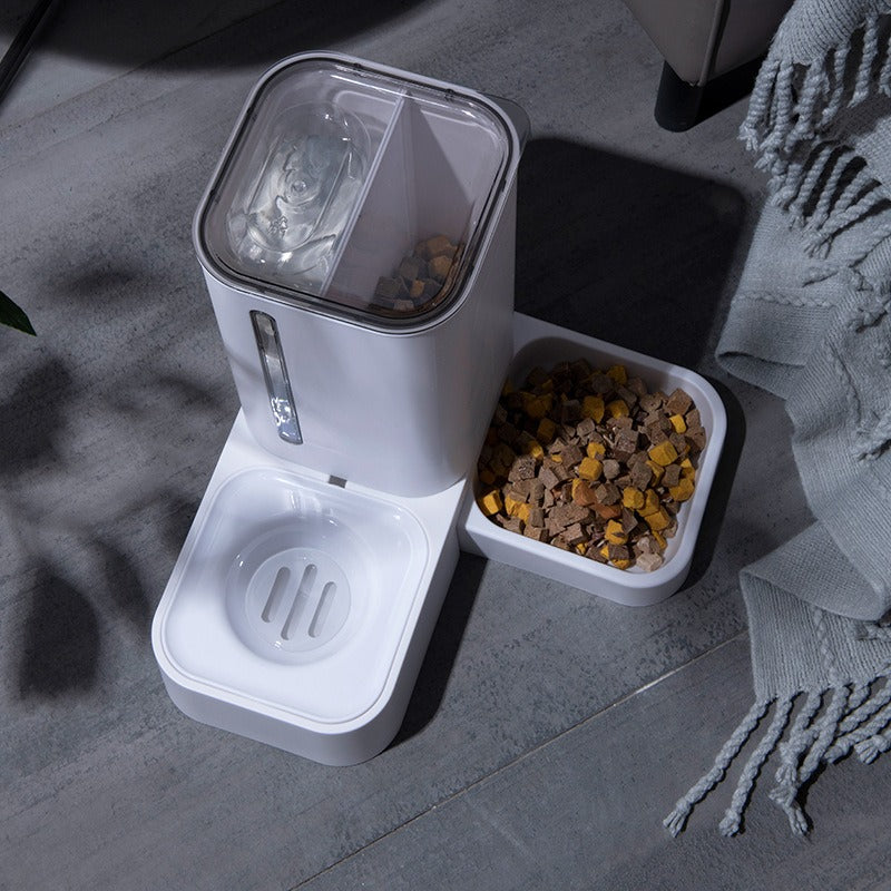 Automatic Double-Bowl Gravity Pet Feeder