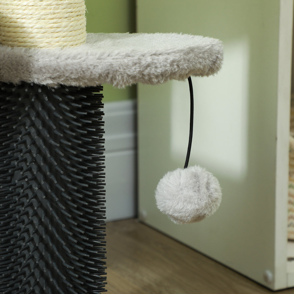 2-in-1 Cat Tree & Pet Stairs with Scratching Posts (view 6)