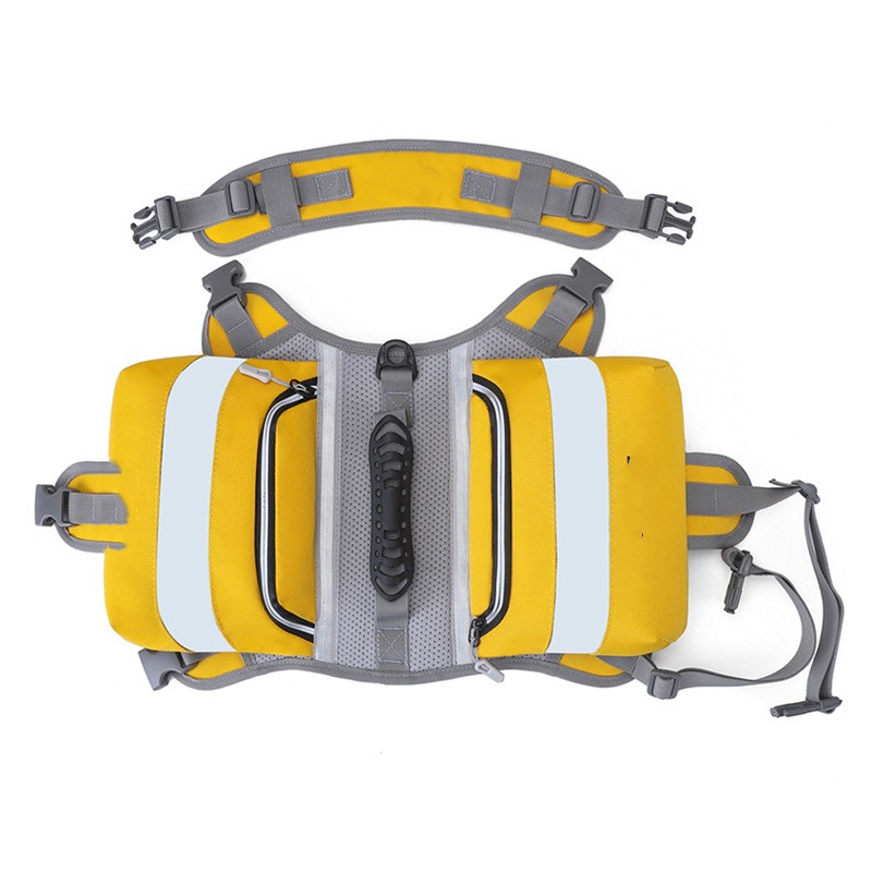 Durable Oxford Dog Harness Backpack for Hiking