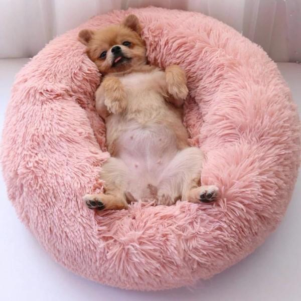 Plush Kennel Dog Bed