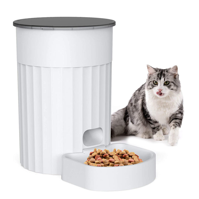 Compact Automatic Pet Feeder with Portion Control