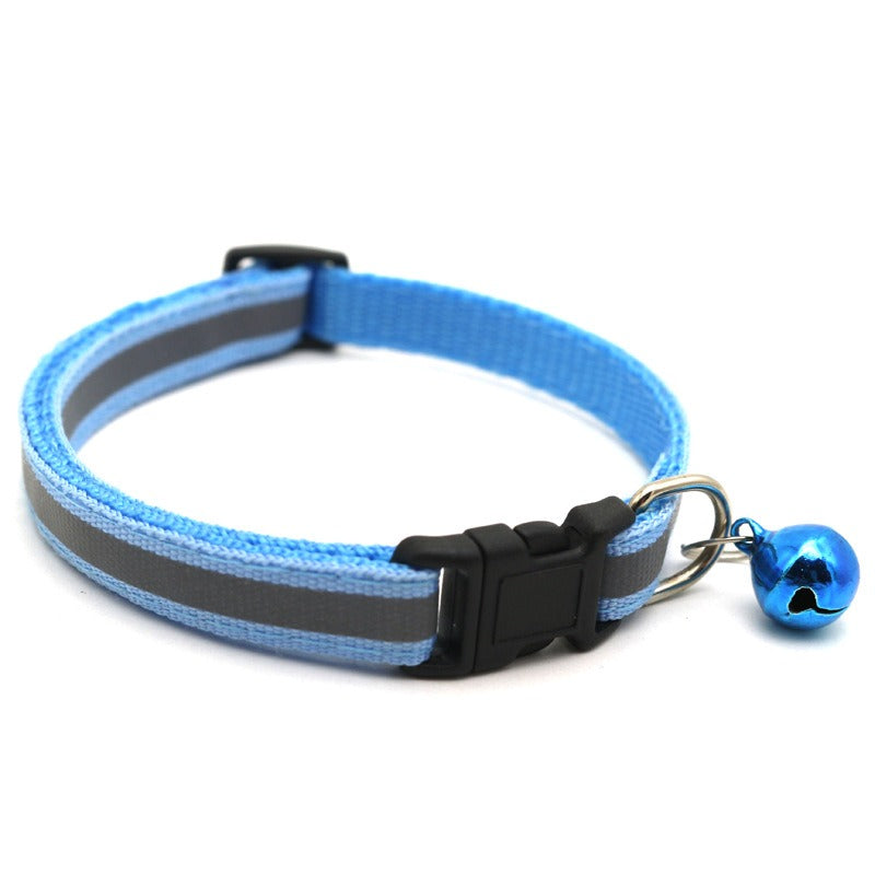 Reflective Safety Pet Collar with Bell