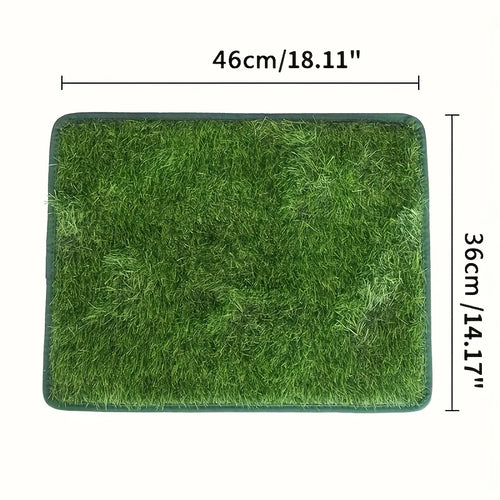 Dog Toilet Training Mat – Washable Grass-Simulation Pee Pad, Non-Slip