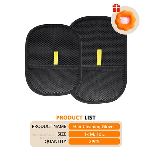 Double-Sided Anti-Static Pet Hair Removal Gloves