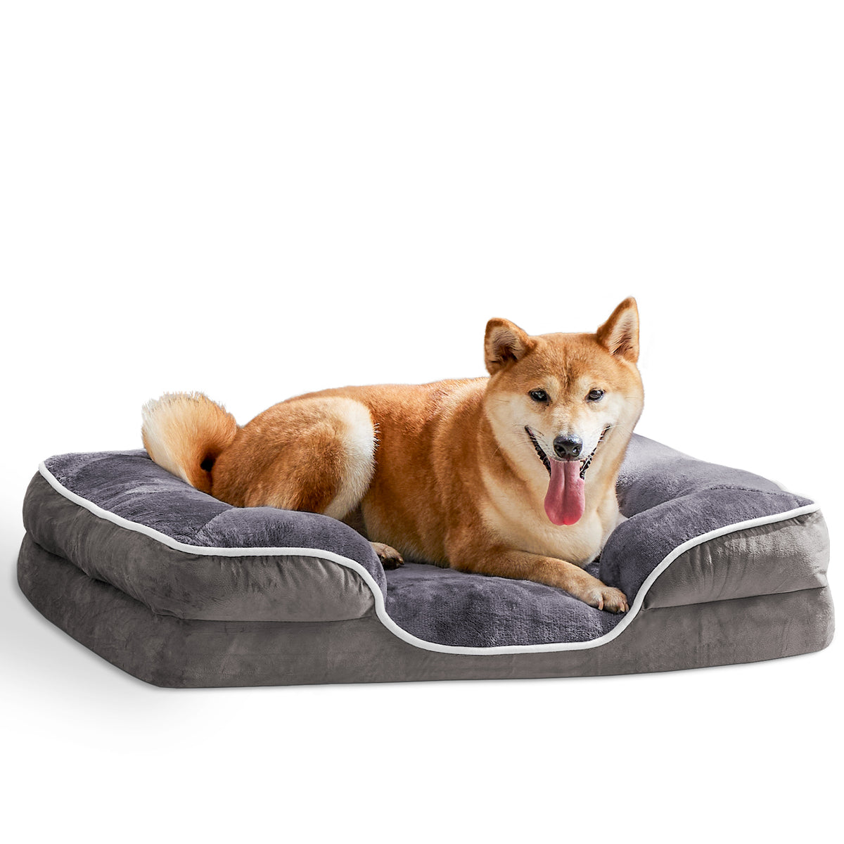 Memory Foam Pet Bed with Washable Cover (view 9)