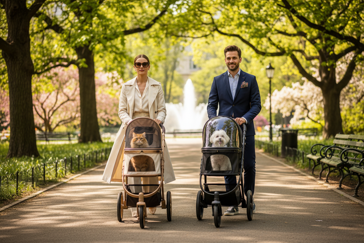 Naptails Pet Co. pet strollers collection