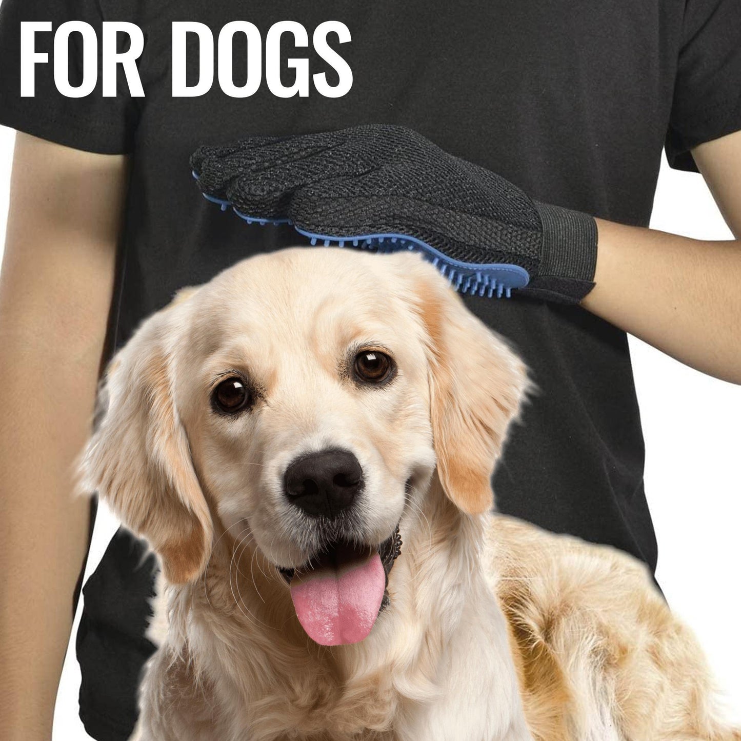 Deshedding Pet Grooming Gloves (Pair)
