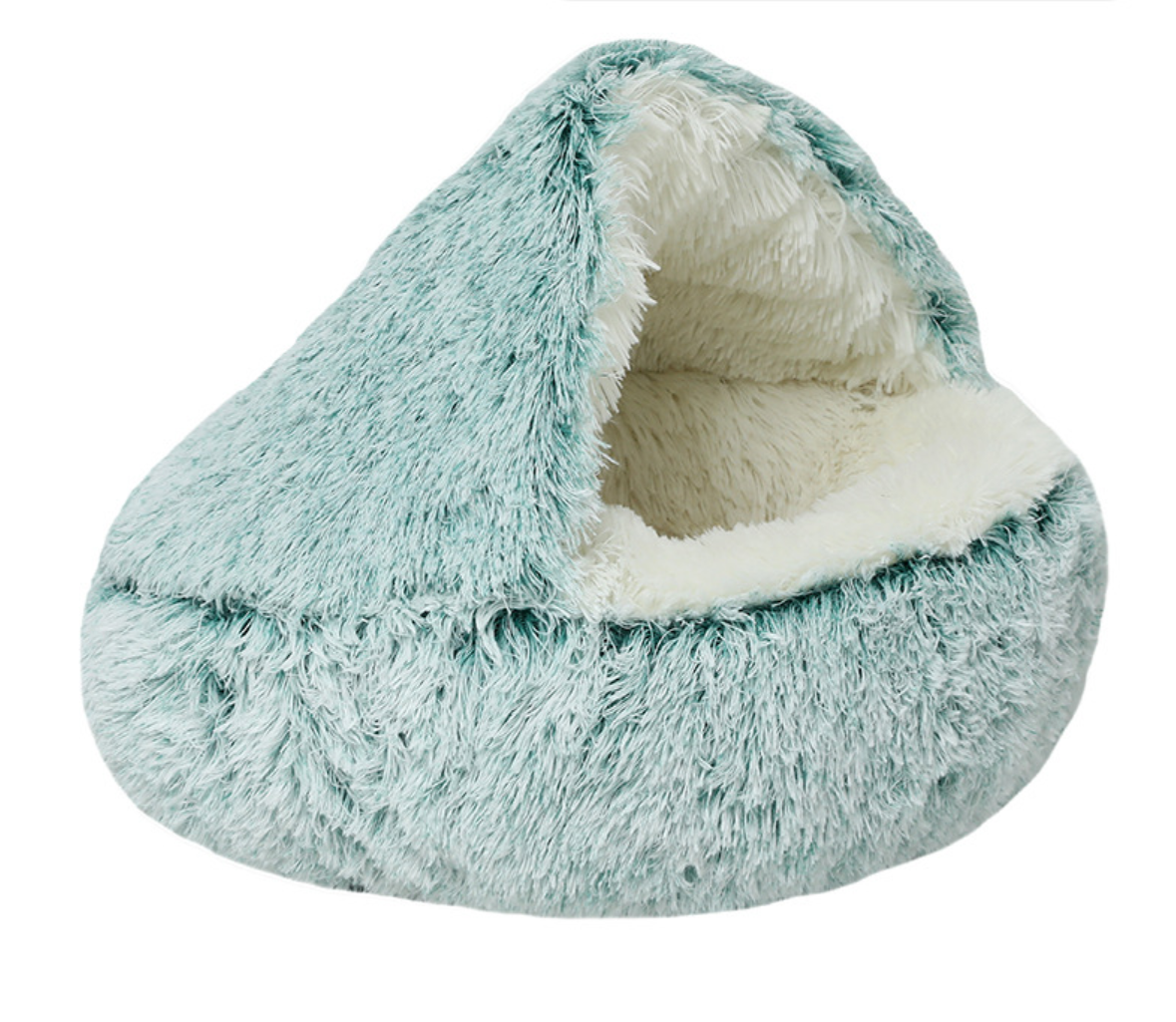 2-in-1 Round Plush Pet Bed