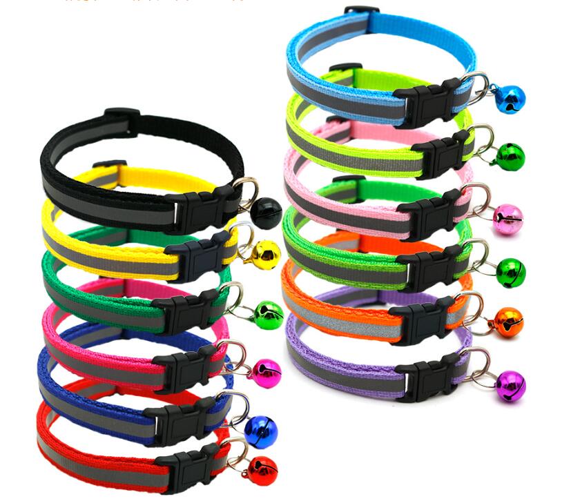 Reflective Safety Pet Collar with Bell