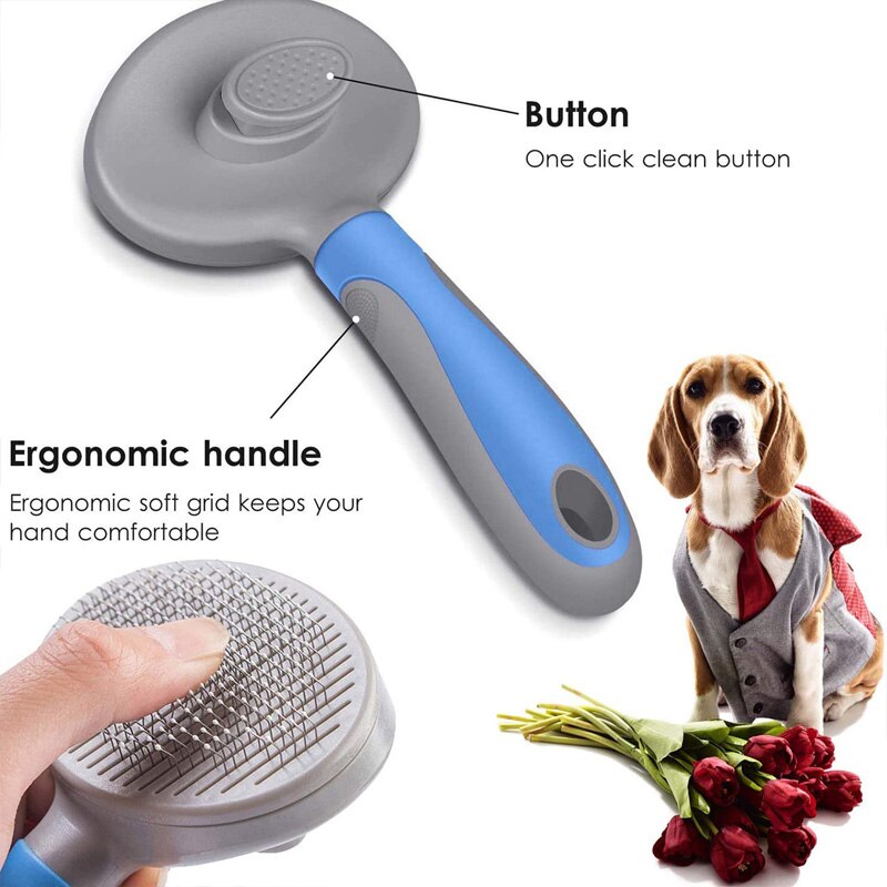 Slicker Deshedding Brush for Long Hair