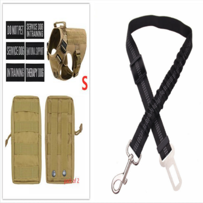 Military Tactical Adjustable Dog Harness Vest