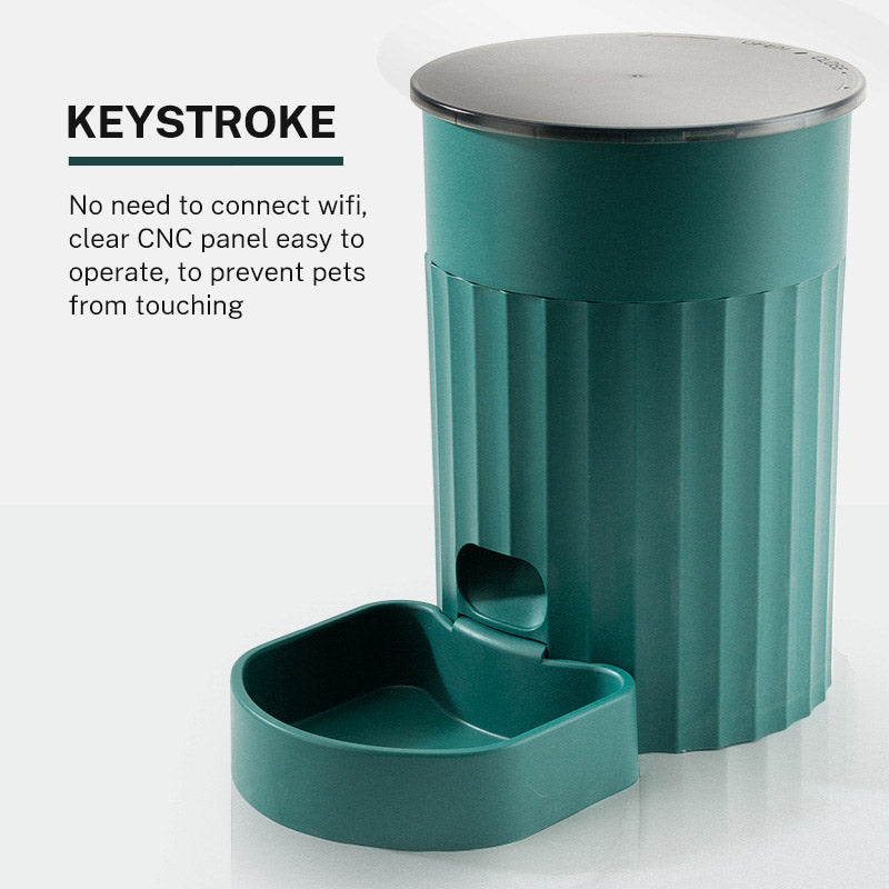 Compact Automatic Pet Feeder with Portion Control