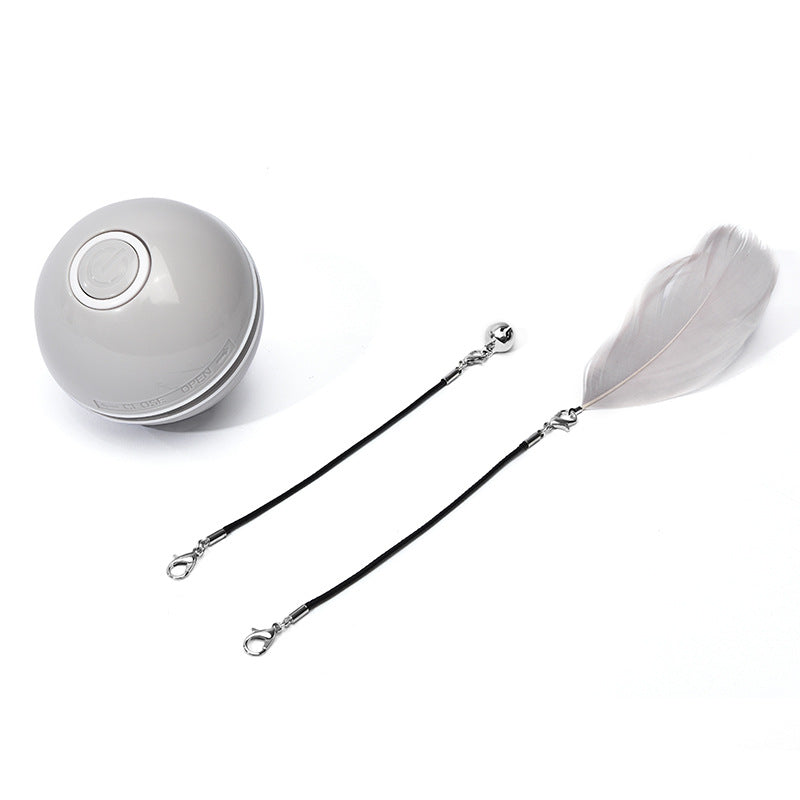 Rechargeable LED Laser Rolling Cat Ball