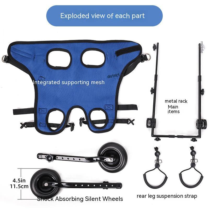 Aluminum Dog Wheelchair Scooter