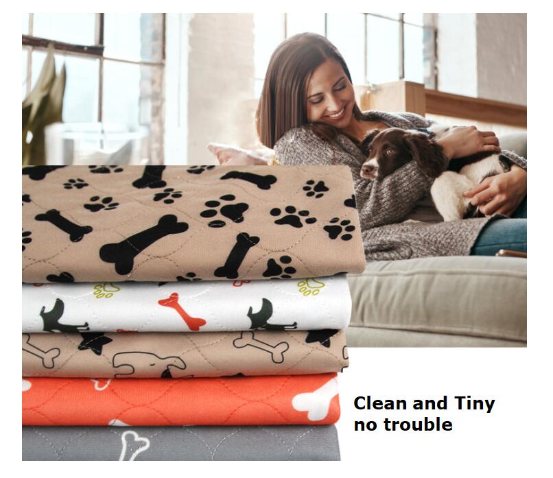 3-layer waterproof washable reusable pet training pad for puppies