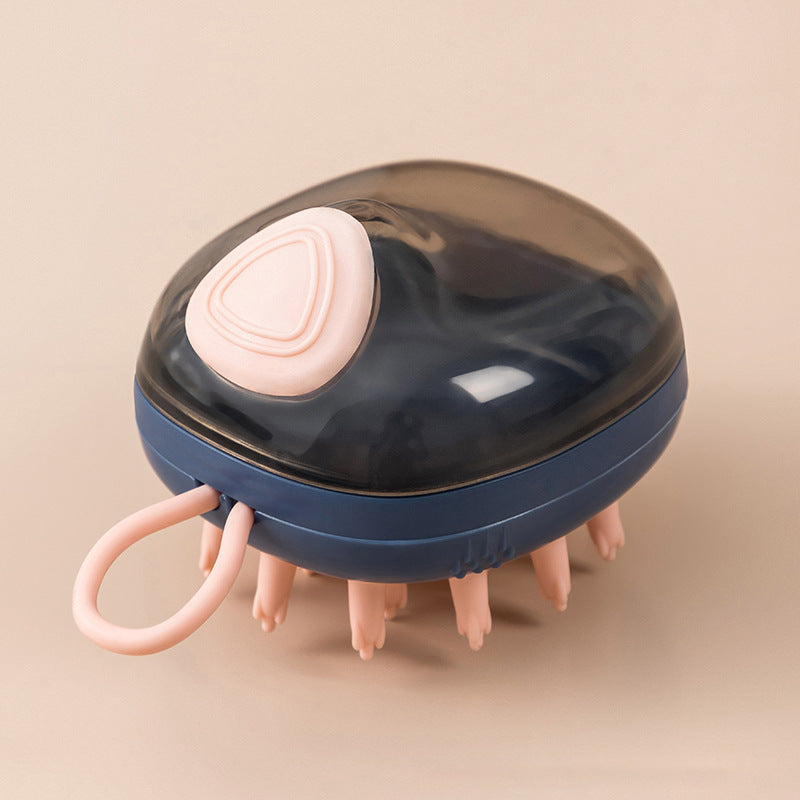 Silicone Soap-Dispensing Pet Bath Brush