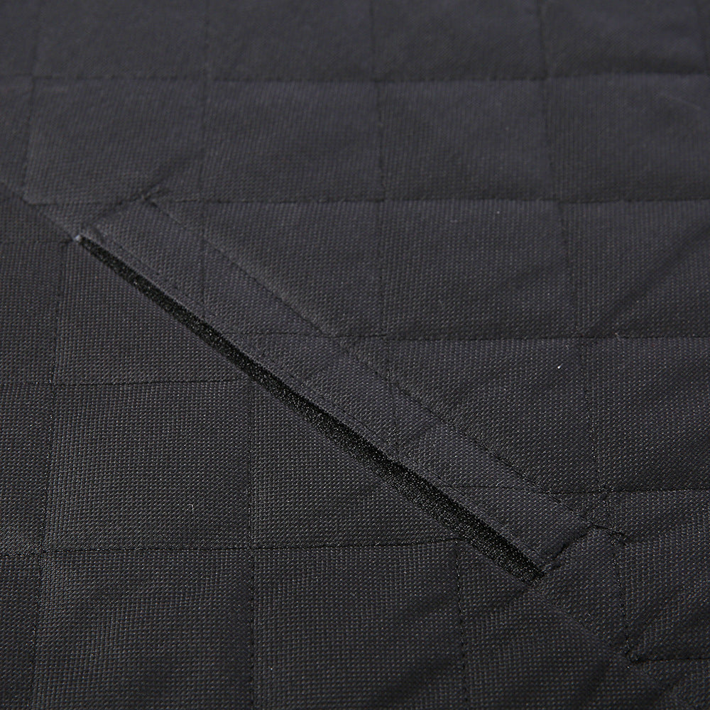 Dog car seat cover hammock protecting back seat from fur and scratches