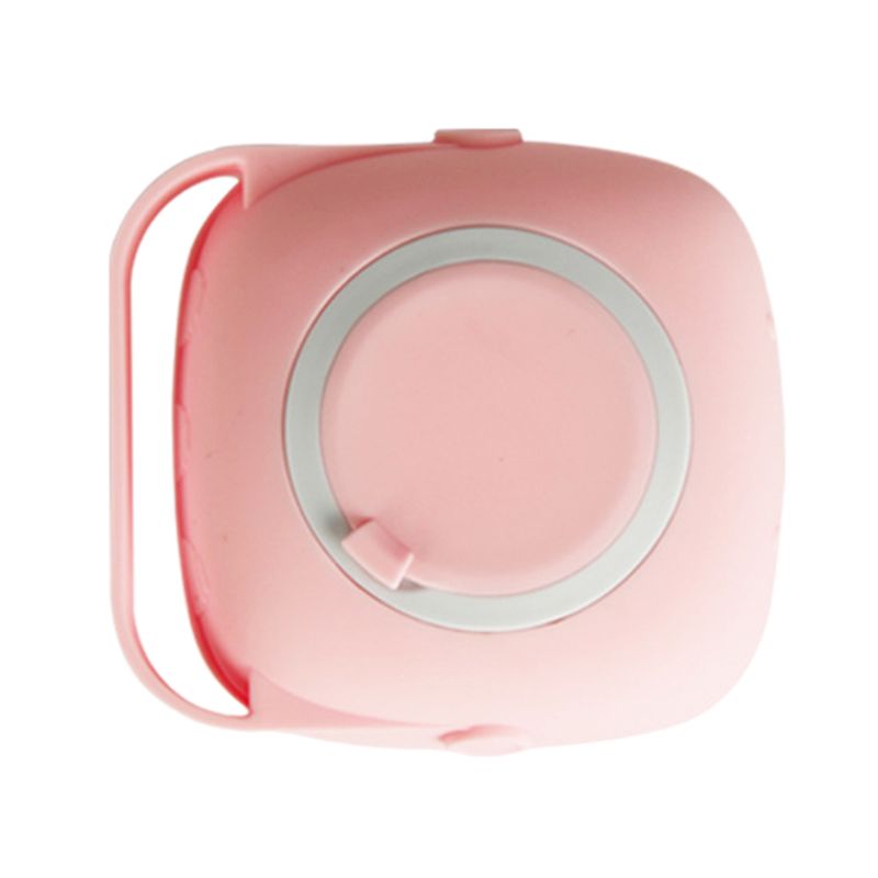Silicone Shampoo-Dispensing Bath Scrubber