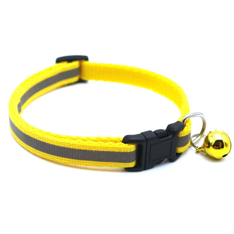 Reflective Safety Pet Collar with Bell