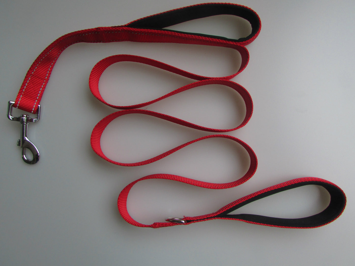 Double Handle Reflective Dog Training Leash