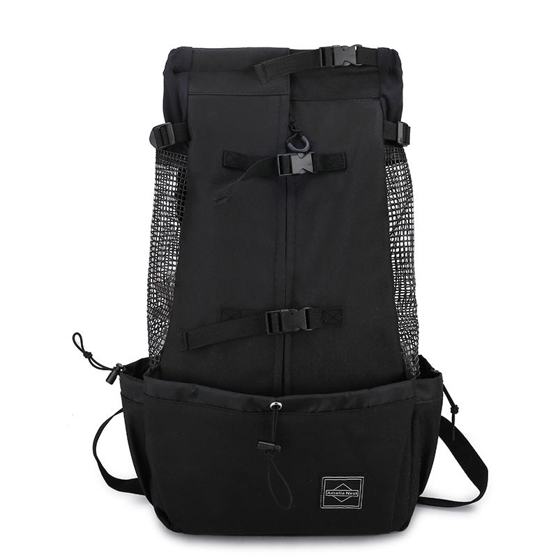 Padded Double-Shoulder Pet Backpack Carrier