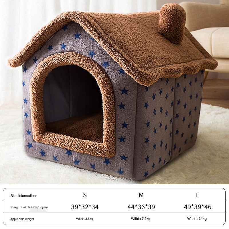 Pet bed for dogs and cats available in multiple colors