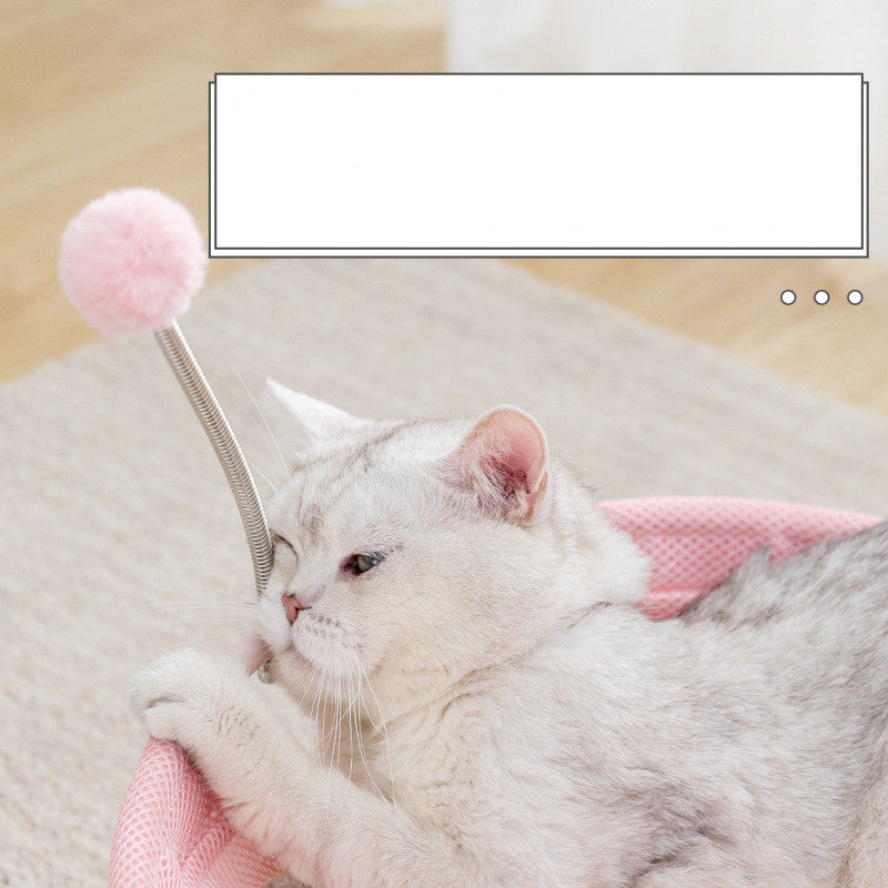 Long Plush Hanging Cat Hammock Bed
