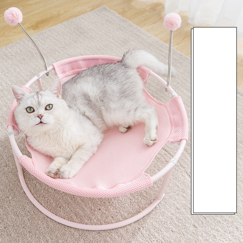 Long Plush Hanging Cat Hammock Bed