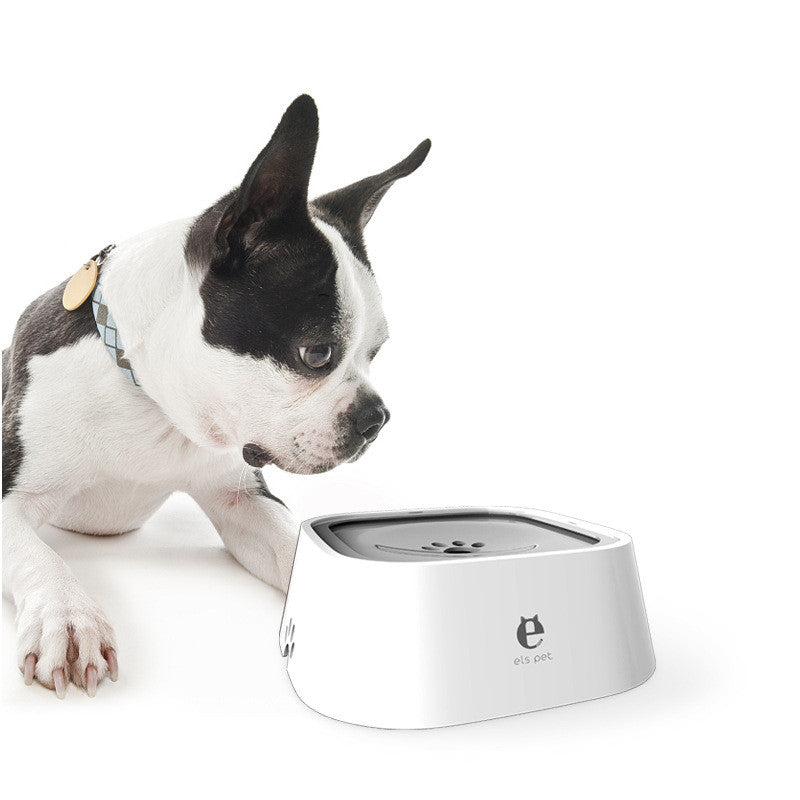 1.5L slow water feeder bowl preventing overflow for dogs and cats