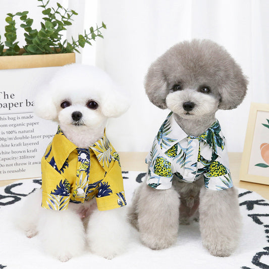The Most Adorable Outfit Your Dog Will Ever Wear Summer Cotton Pet Shirt
