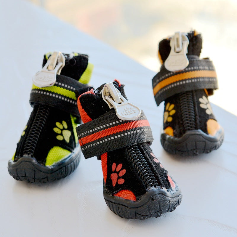 Suede Waterproof Non-Slip Dog Boots