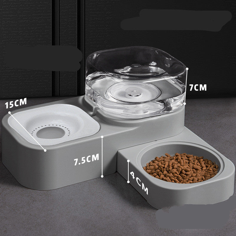 Cordless auto gravity pet food and water feeder dispenser all day feeding