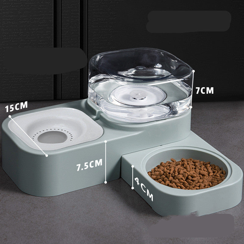 Gravity pet feeder dispenser in multiple color options