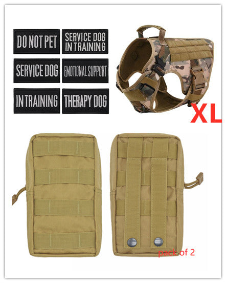 Military Tactical Adjustable Dog Harness Vest