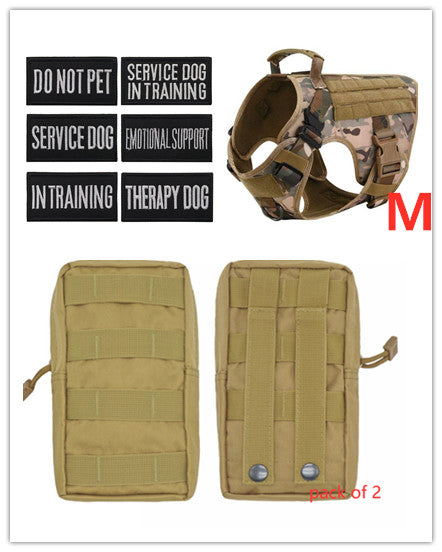 Military Tactical Adjustable Dog Harness Vest