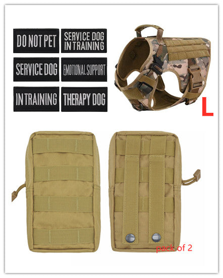 Military Tactical Adjustable Dog Harness Vest
