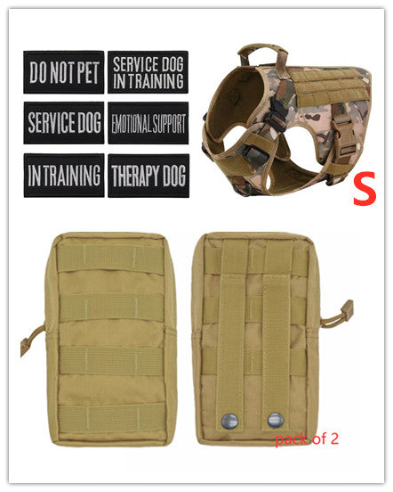 Military Tactical Adjustable Dog Harness Vest