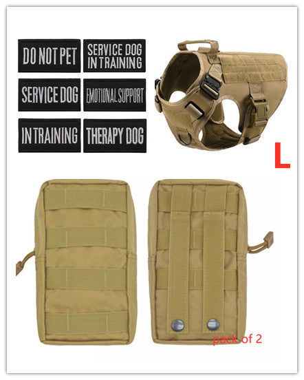 Military Tactical Adjustable Dog Harness Vest