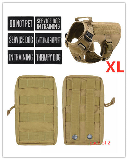 Military Tactical Adjustable Dog Harness Vest