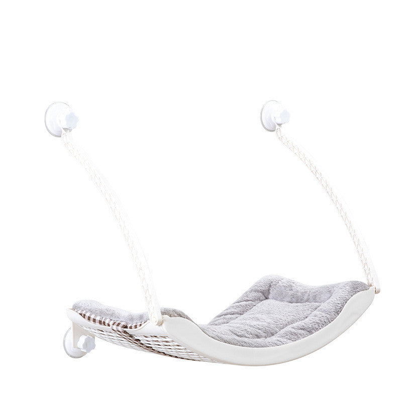 Wall-Mounted Cat Hammock with Scratcher