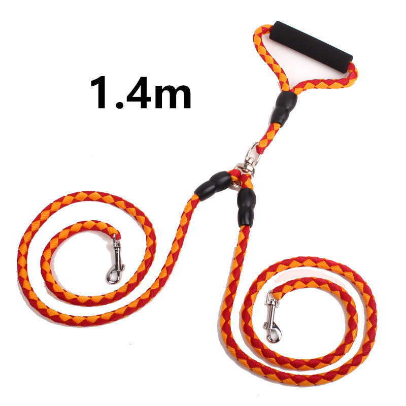 Heavy-Duty Double-Ended Dog Leash