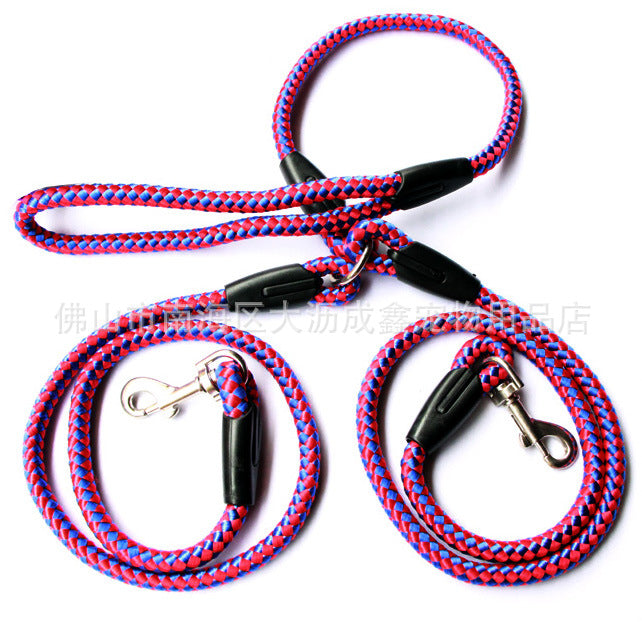 Mountain rope dog leash available in multiple colors