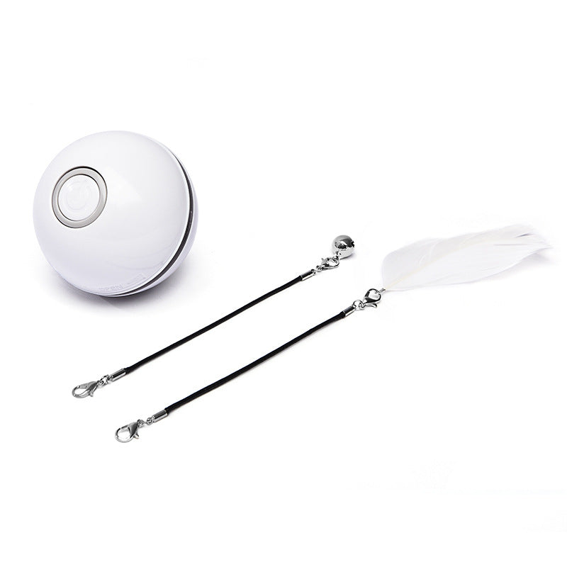 Rechargeable LED Laser Rolling Cat Ball