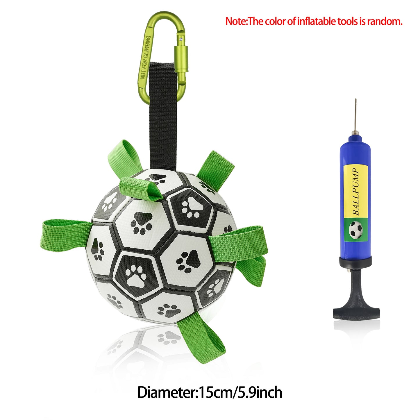 Inflatable Soccer Ball Dog Toy