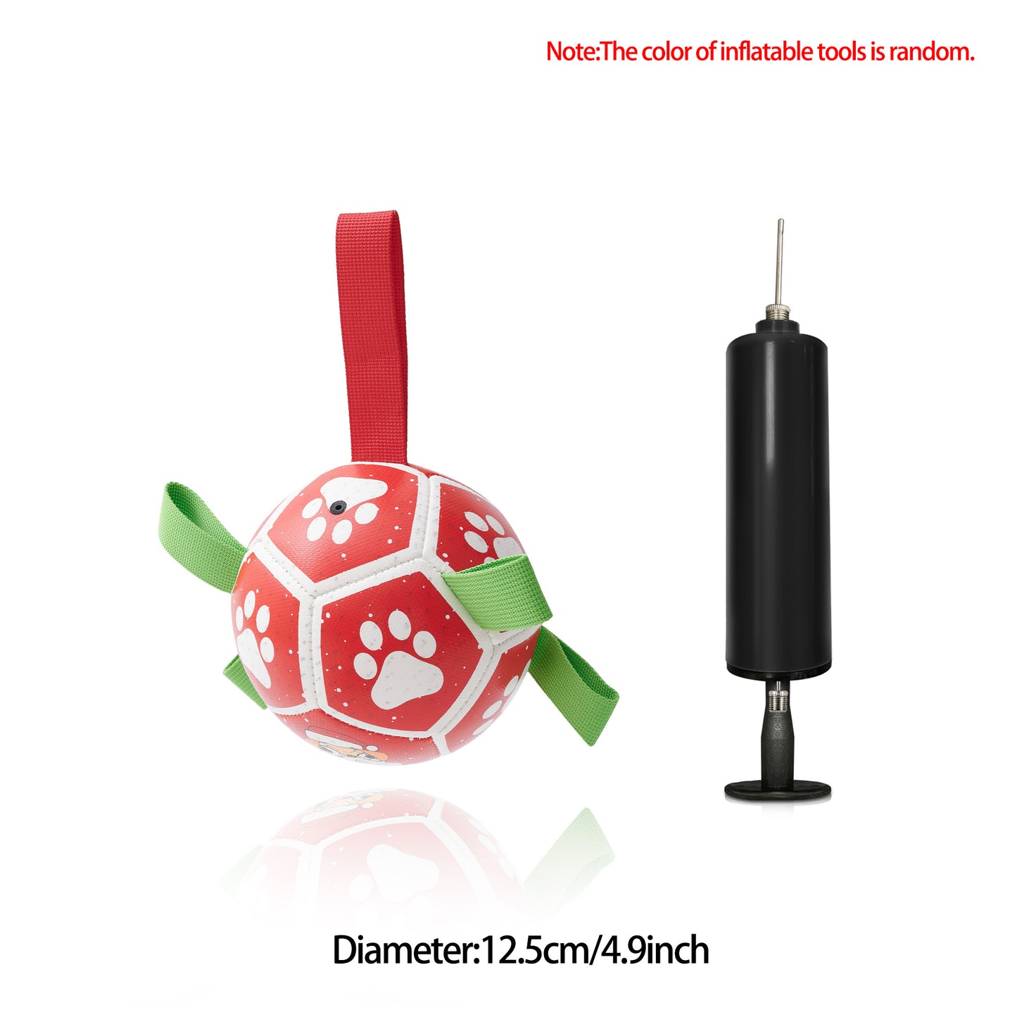Inflatable Soccer Ball Dog Toy
