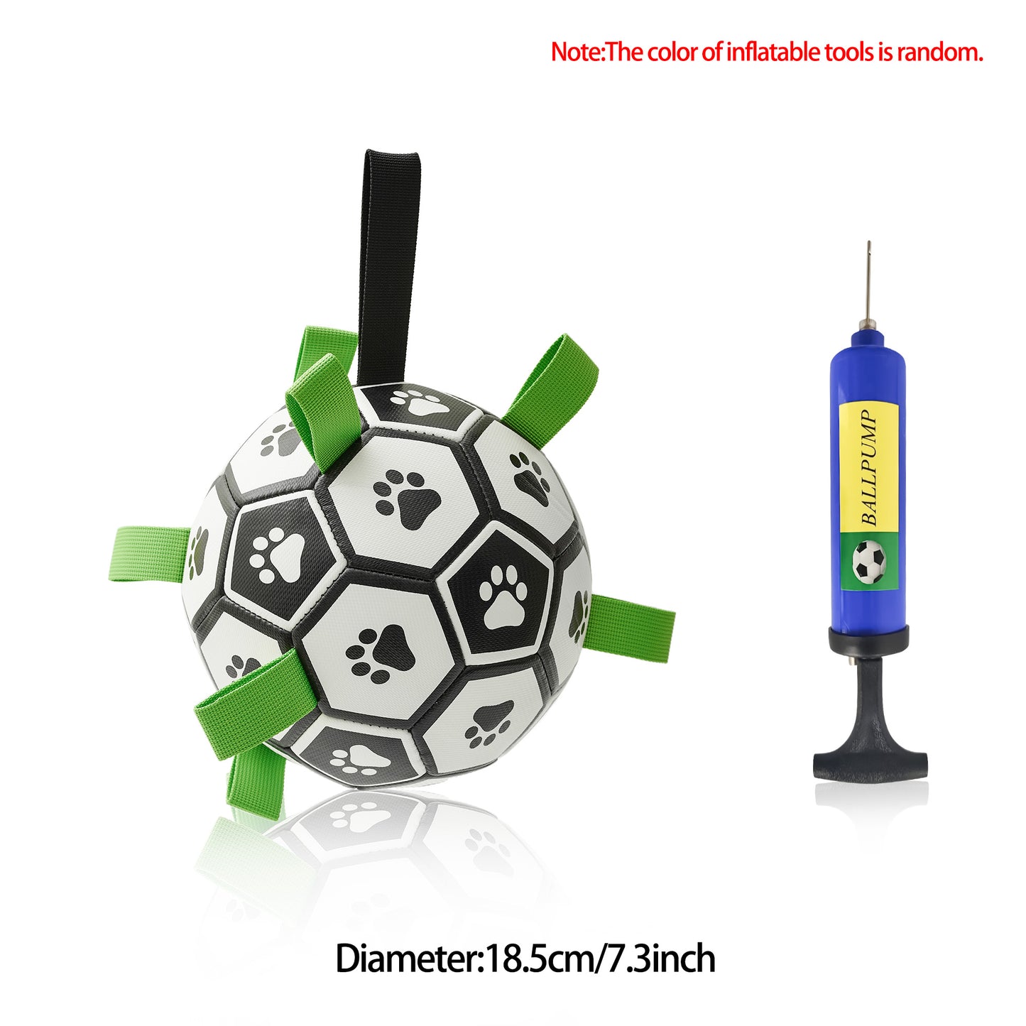 Inflatable Soccer Ball Dog Toy
