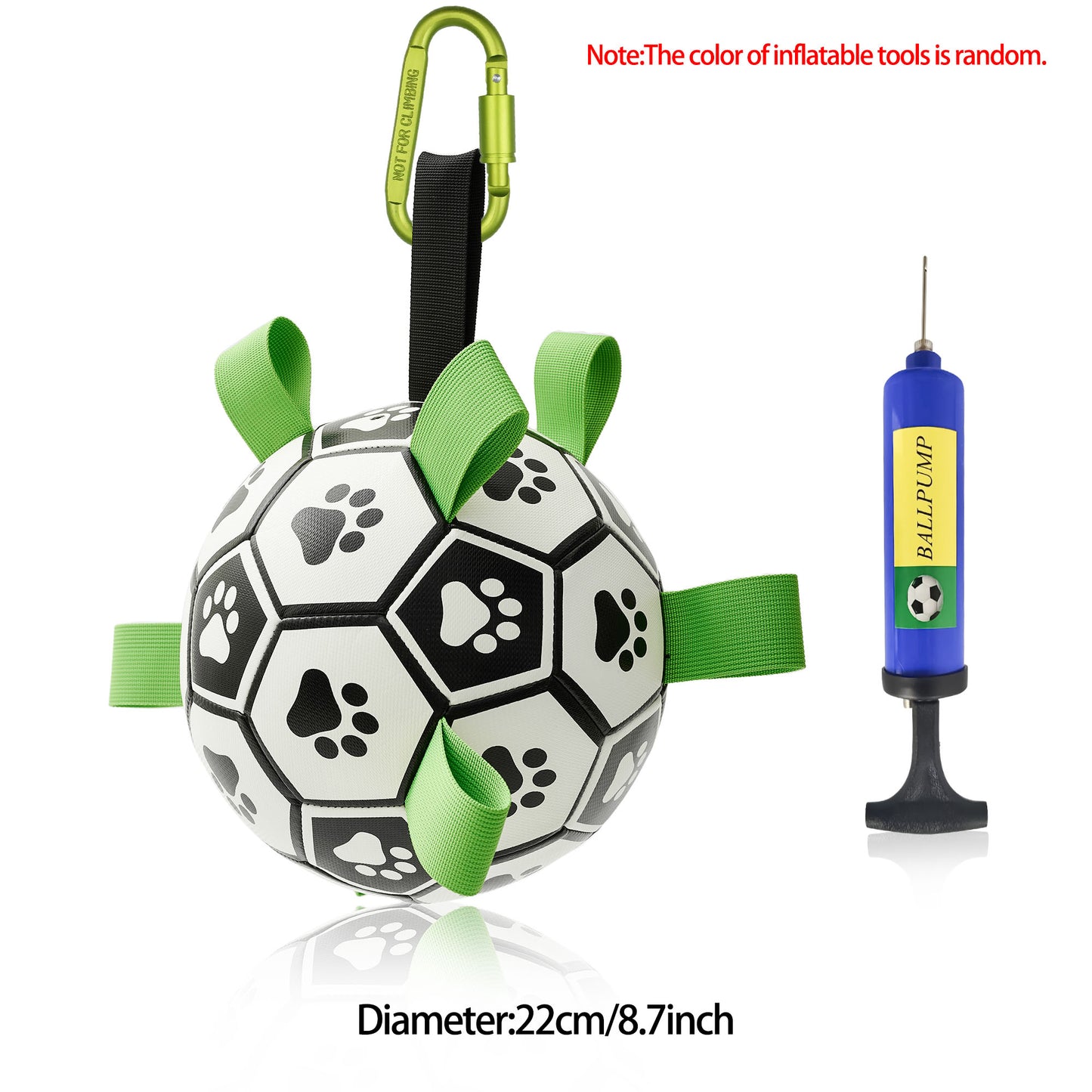 Inflatable Soccer Ball Dog Toy